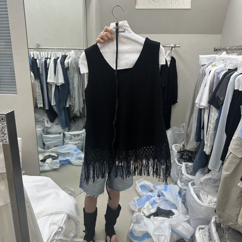 ASCEND韓國直郵女裝新品時尚26夏季人氣推薦吊帶背心含腰帶ASCEND吊帶/背心圖色2