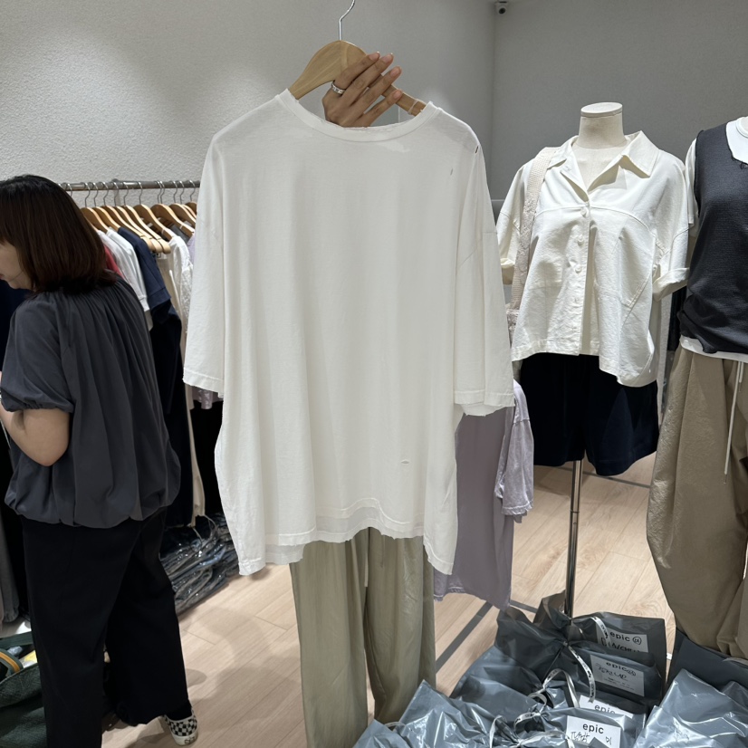 EPIC-S韓國直郵女裝新款26夏季熱賣職業推薦人氣時尚T恤EPIC-ST恤圖色1