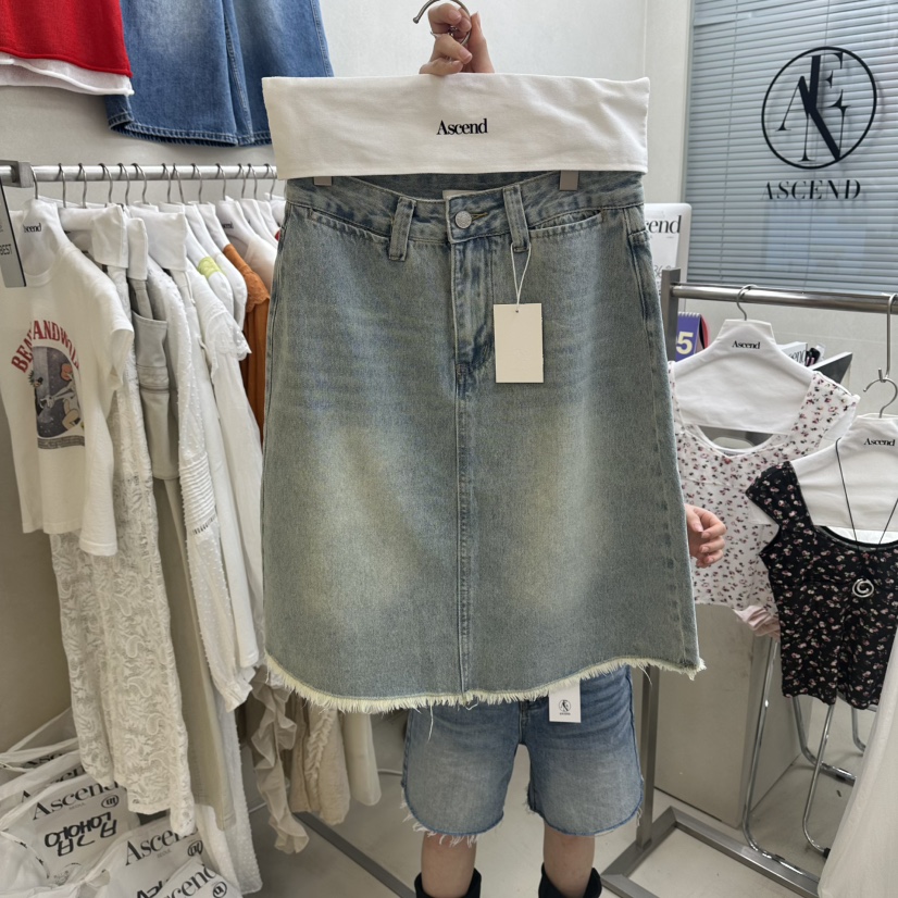 ASCEND韓國東大門代購女裝新品職業26春夏人氣半身裙中短裙ASCEND半身裙/中短裙圖色1