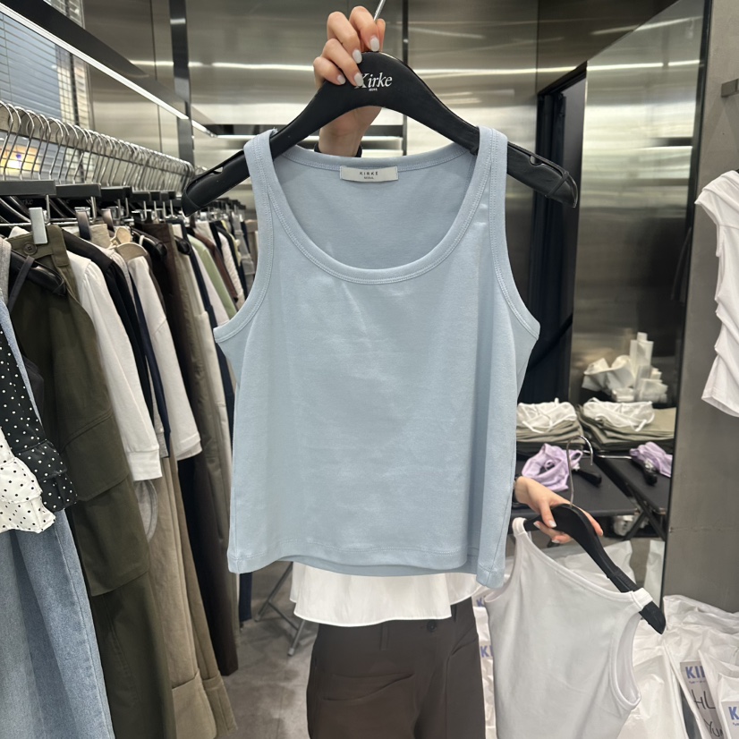KIRKE韓國直郵實拍女裝新品人氣職業休閑26春夏26夏季吊帶背心KIRKE吊帶/背心圖色1