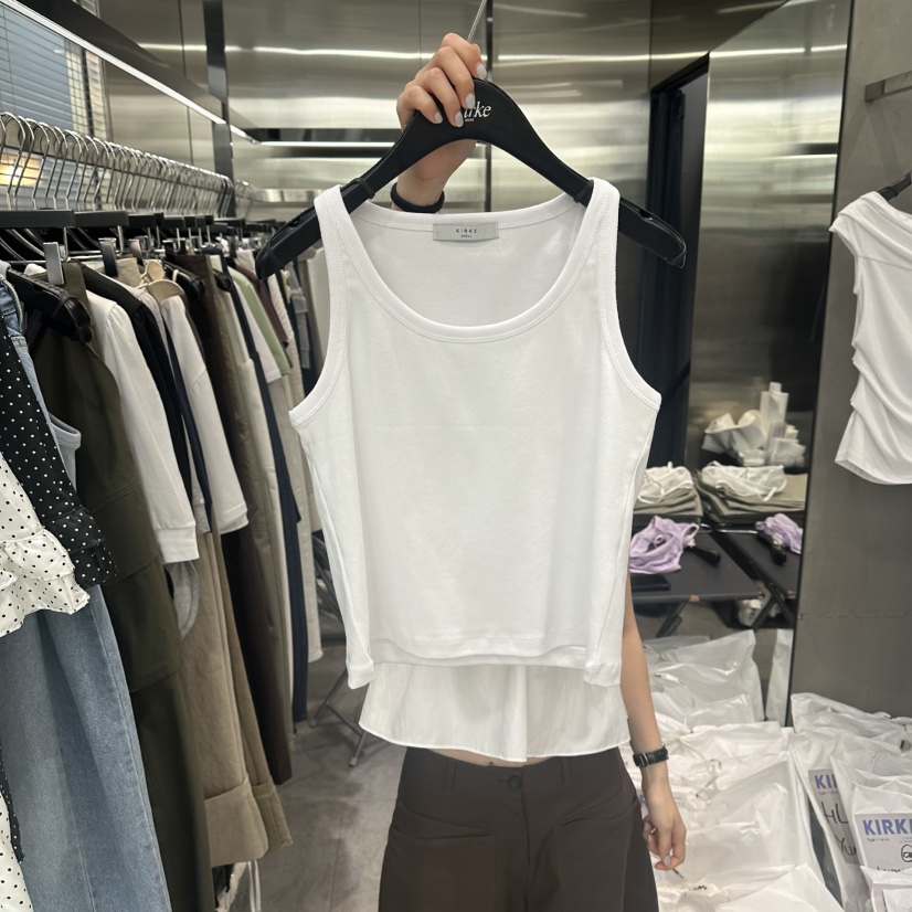 KIRKE韓國直郵實拍女裝新品人氣職業休閑26春夏26夏季吊帶背心KIRKE吊帶/背心圖色2