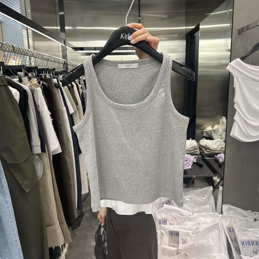KIRKE韓國直郵實拍女裝新品人氣職業休閑26春夏26夏季吊帶背心KIRKE吊帶/背心圖色3