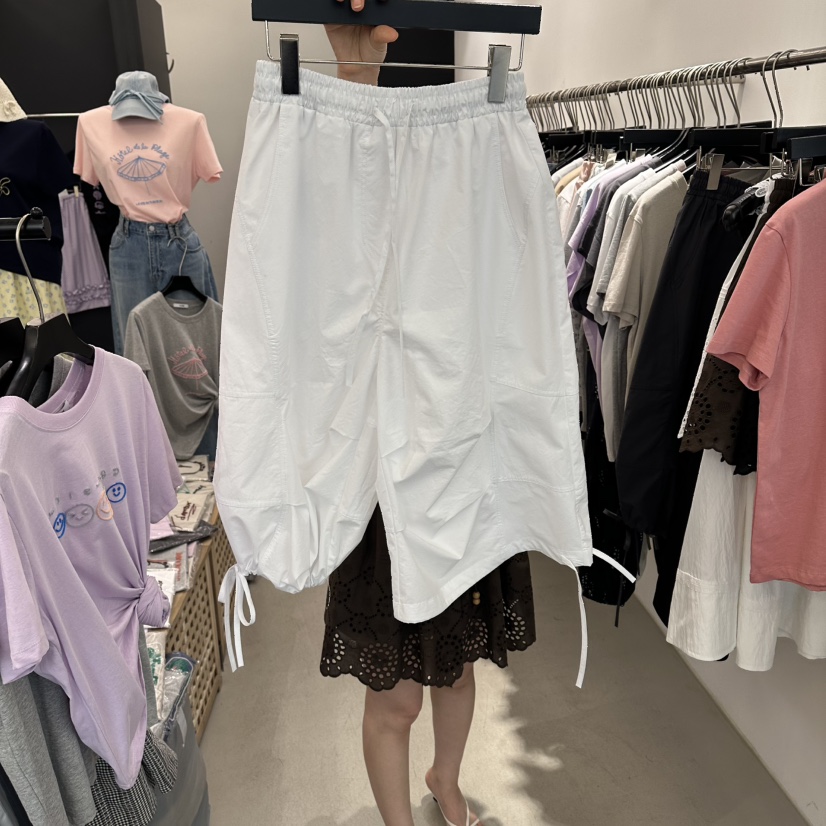 A.CES韓國代購女士新款26夏季休閑人氣26春夏職業熱賣短褲A.CES短褲圖色1