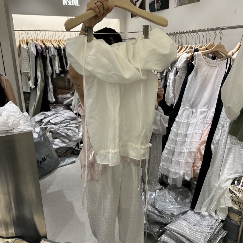 BERTHA韓國東大門代購女士新品26夏季時尚休閑職業吊帶背心BERTHA吊帶/背心圖色1