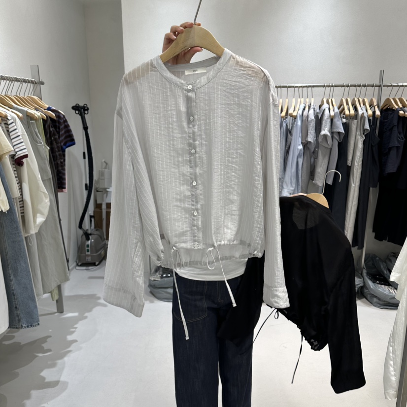 OVU韓國東大門代購女士新品熱賣時尚推薦26春夏襯衫蕾絲衫OVU襯衫/蕾絲衫圖色2