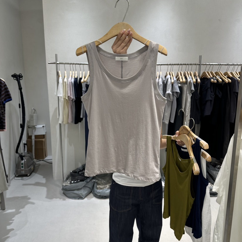 OVU韓國代購女裝新款人氣休閑熱賣推薦時尚26夏季吊帶背心OVU吊帶/背心圖色2