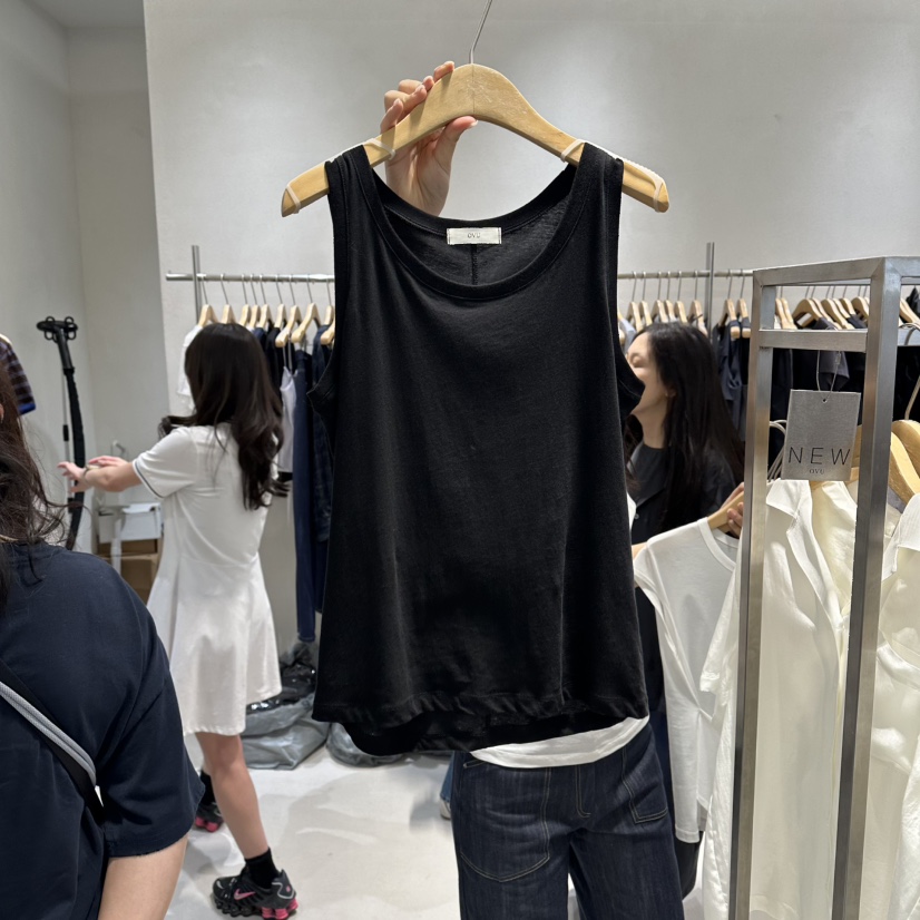 OVU韓國代購女裝新款人氣休閑熱賣推薦時尚26夏季吊帶背心OVU吊帶/背心圖色5