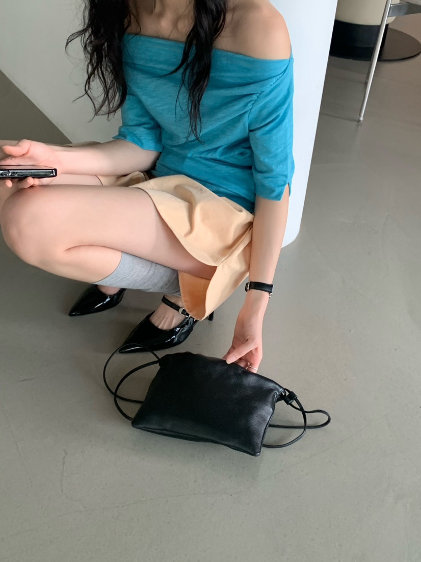 MIXXIN韓國直郵女士新款26夏季時尚職業熱賣休閑人氣T恤披肩MIXXINT恤