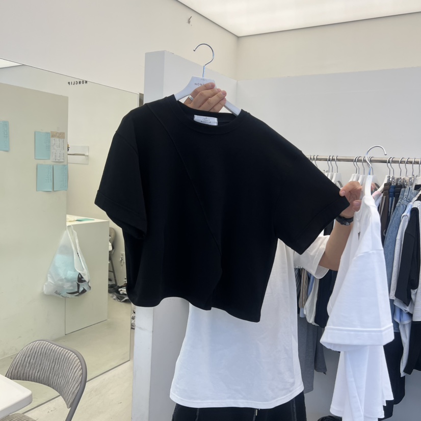 NON CLIP韓國代購女裝新品休閑推薦時尚26春夏人氣熱賣T恤NON CLIPT恤圖色4