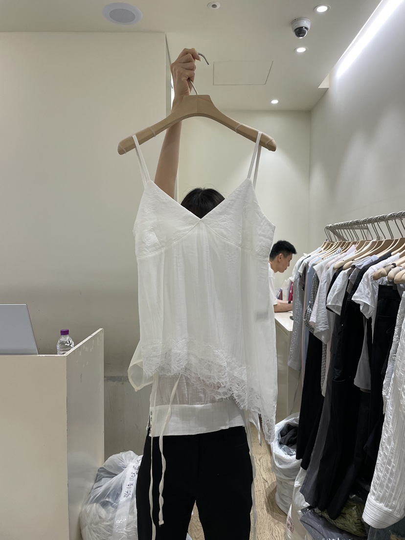 FLOWER-L東大門實拍韓國女士新品休閑熱賣26春夏吊帶背心FLOWER-L吊帶/背心圖色1