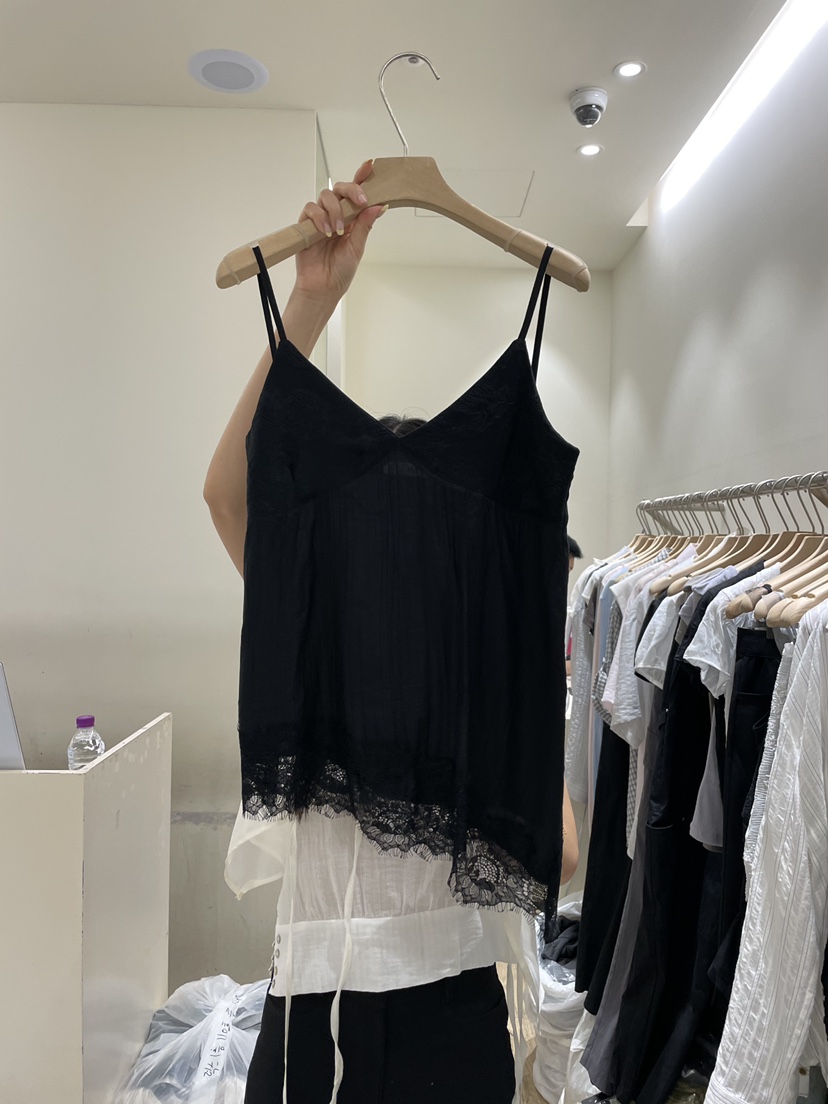 FLOWER-L東大門實拍韓國女士新品休閑熱賣26春夏吊帶背心FLOWER-L吊帶/背心圖色2