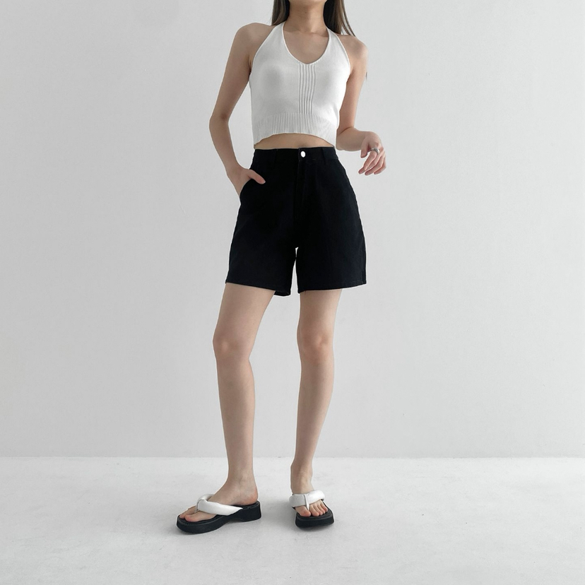 KAELI韓國直郵女裝新款26夏季時尚休閑推薦熱賣人氣短褲開衩KAELI短褲