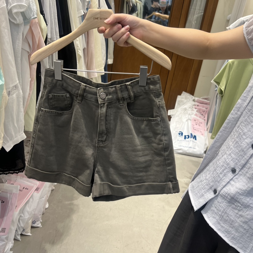 ONE MONE東大門實拍韓國女士新款熱賣推薦26夏季短褲棉質ONE MONE短褲圖色1