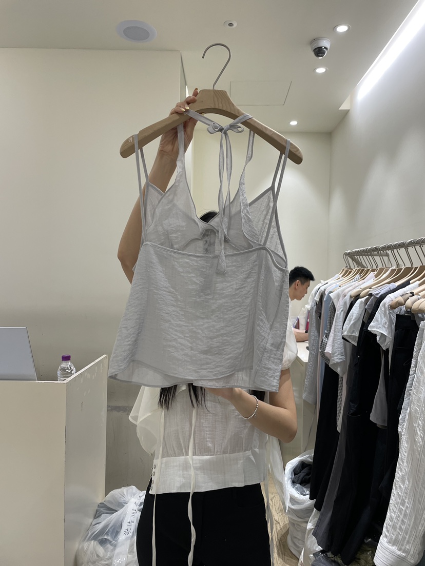 FLOWER-L韓國東大門代購女士新品26春夏休閑熱賣吊帶背心FLOWER-L吊帶/背心