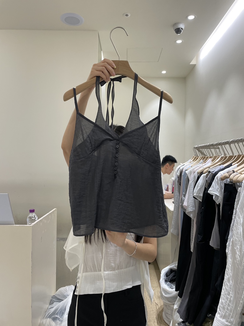 FLOWER-L韓國東大門代購女士新品26春夏休閑熱賣吊帶背心FLOWER-L吊帶/背心圖色2