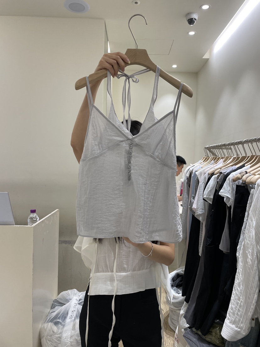 FLOWER-L韓國東大門代購女士新品26春夏休閑熱賣吊帶背心FLOWER-L吊帶/背心圖色3