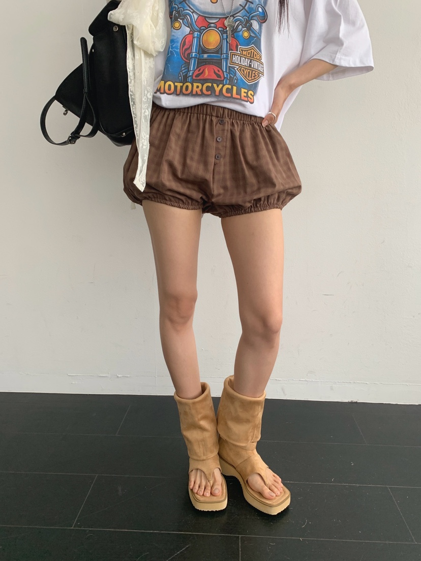 JKICHI韓國直郵實拍女士新款推薦26夏季26春夏熱賣休閑短褲JKICHI短褲