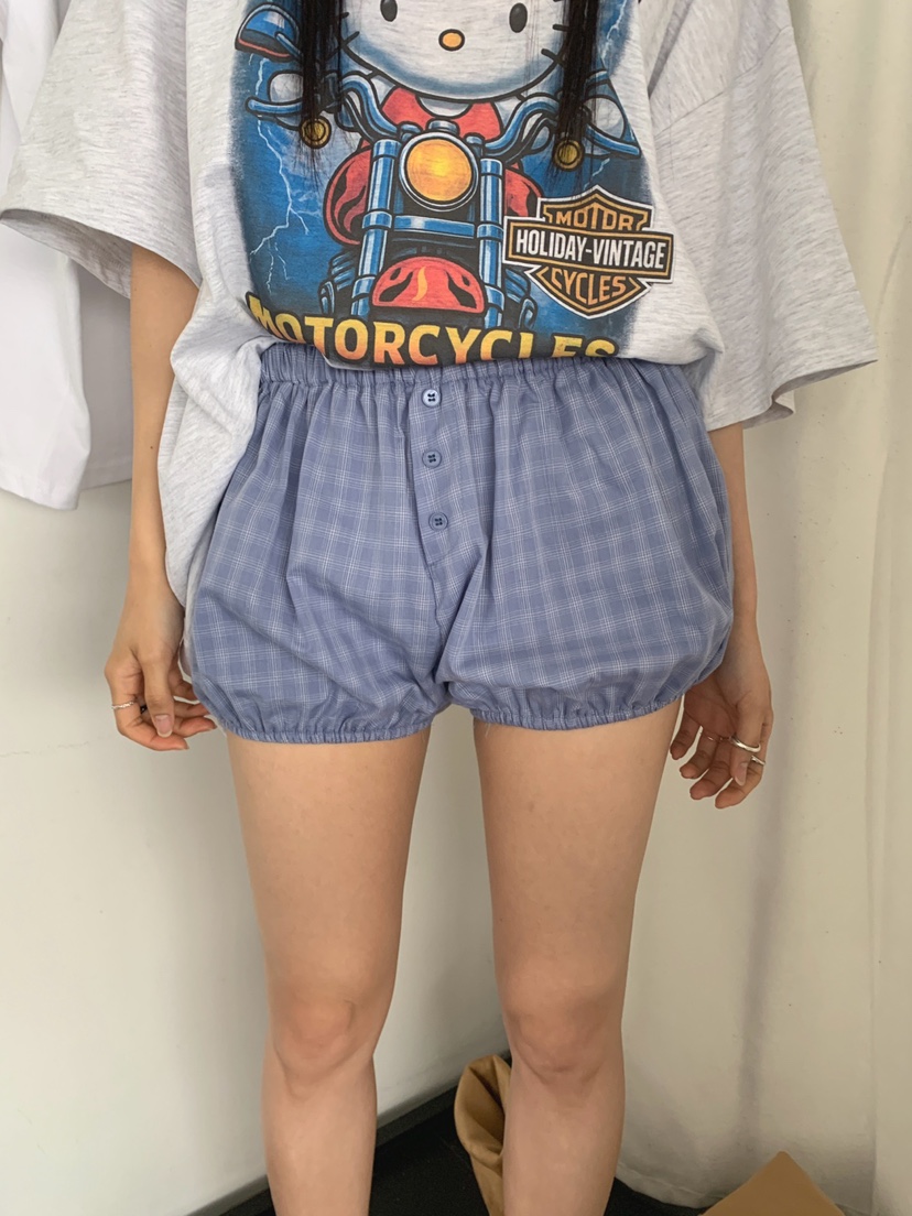 JKICHI韓國直郵實拍女士新款推薦26夏季26春夏熱賣休閑短褲JKICHI短褲圖色2