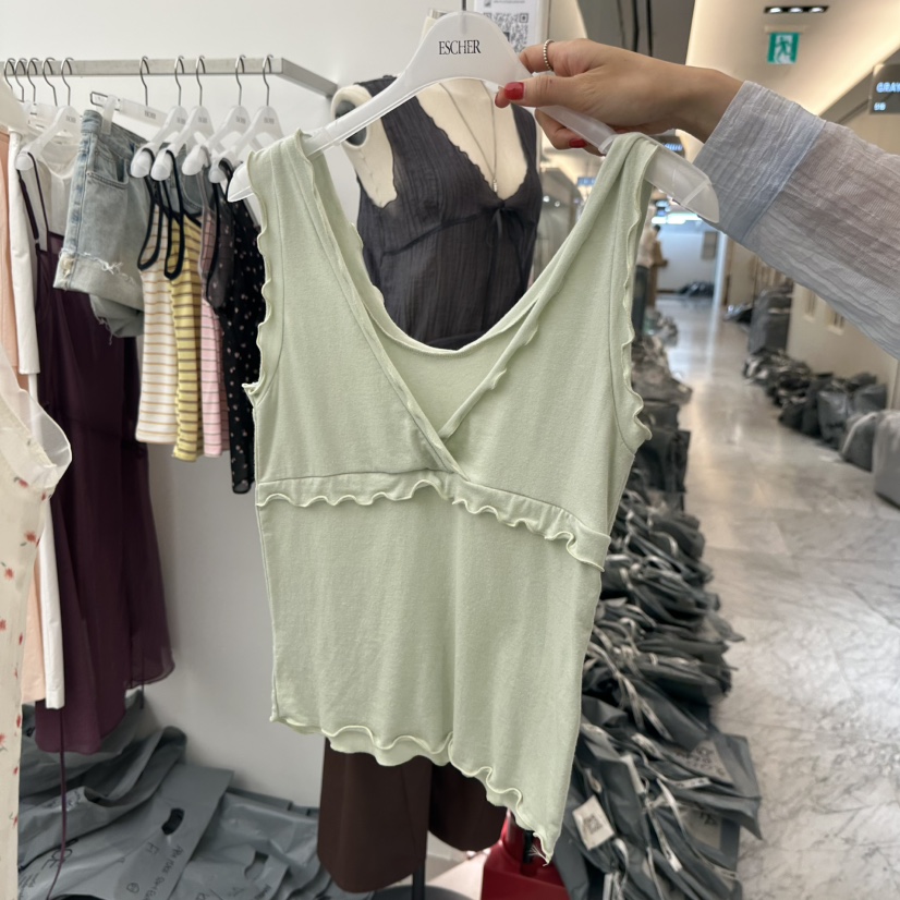 ESCHER韓國東大門代購女士新款職業26春夏熱賣休閑吊帶背心ESCHER吊帶/背心圖色4