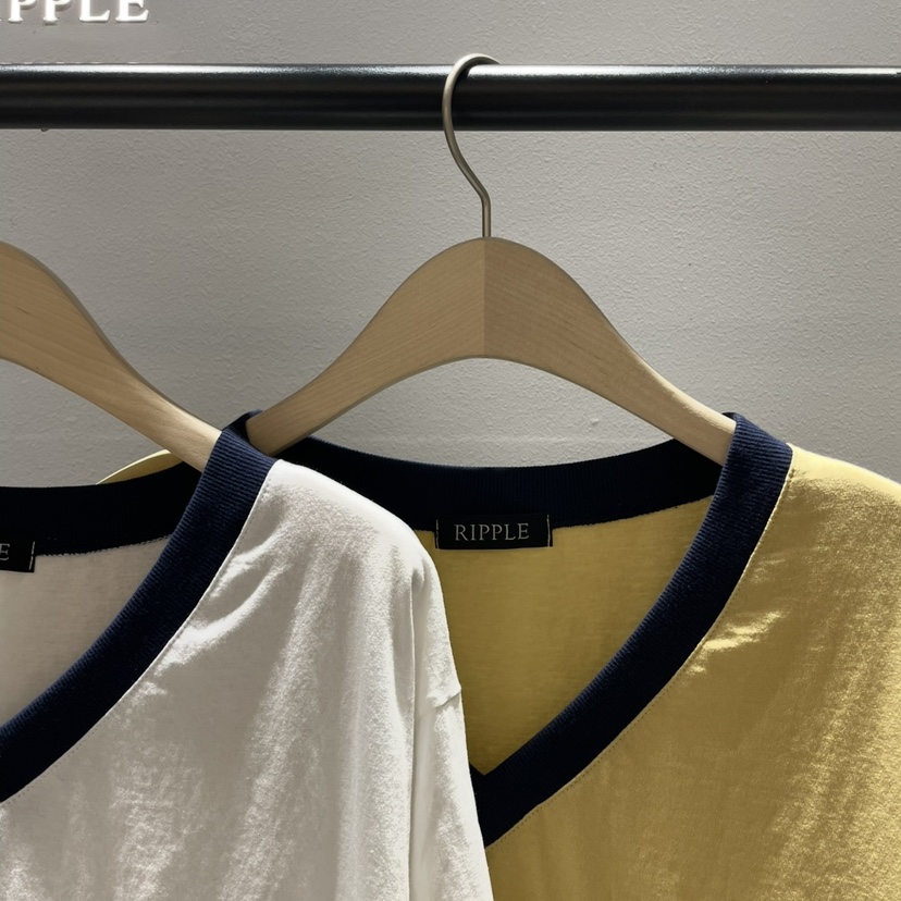 RIPPLE-P韓國東大門直郵女裝新品人氣26夏季26春夏休閑T恤RIPPLE-PT恤
