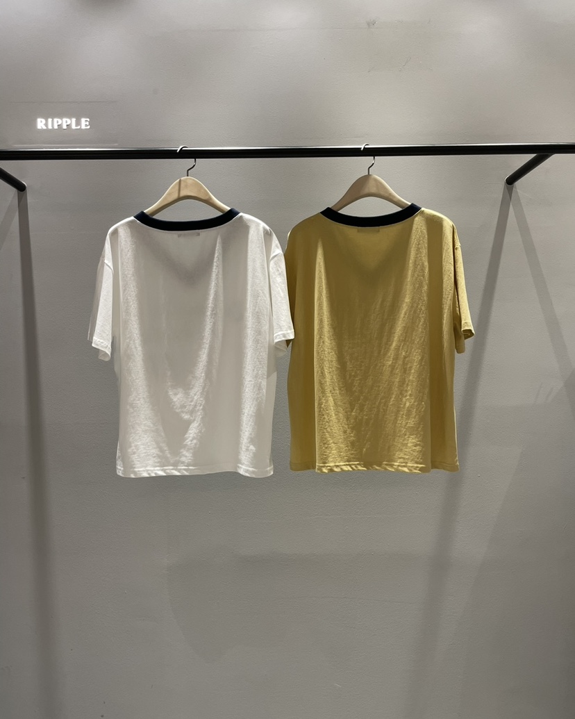 RIPPLE-P韓國東大門直郵女裝新品人氣26夏季26春夏休閑T恤RIPPLE-PT恤