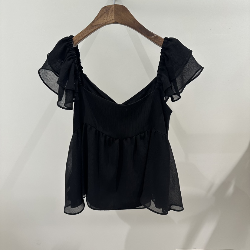 AGO韓國直郵女士新品26春夏人氣26夏季職業推薦襯衫蕾絲衫AGO襯衫/蕾絲衫