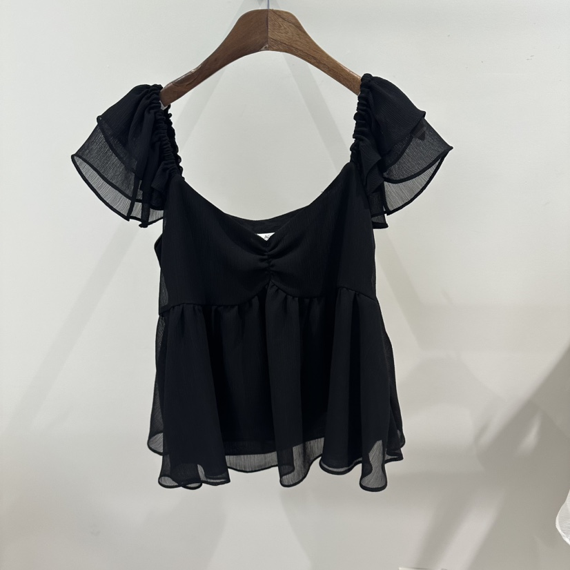 AGO韓國直郵女士新品26春夏人氣26夏季職業推薦襯衫蕾絲衫AGO襯衫/蕾絲衫圖色2