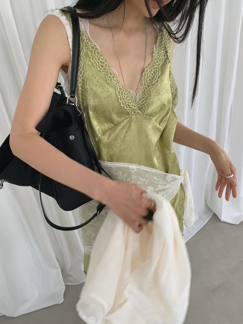 JKICHI韓國直郵實拍女裝新款26春夏熱賣推薦時尚連衣裙蕾絲JKICHI連衣裙