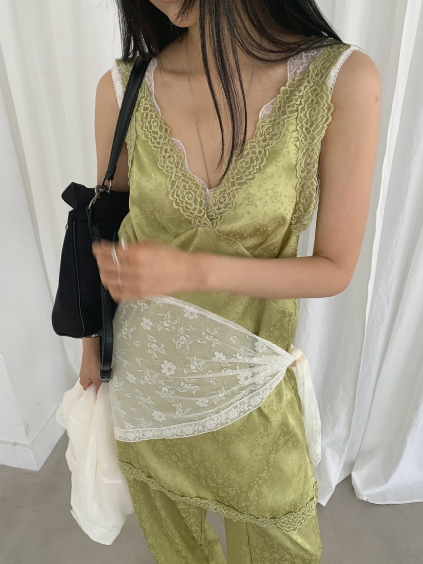 JKICHI韓國直郵實拍女裝新款26春夏熱賣推薦時尚連衣裙蕾絲JKICHI連衣裙