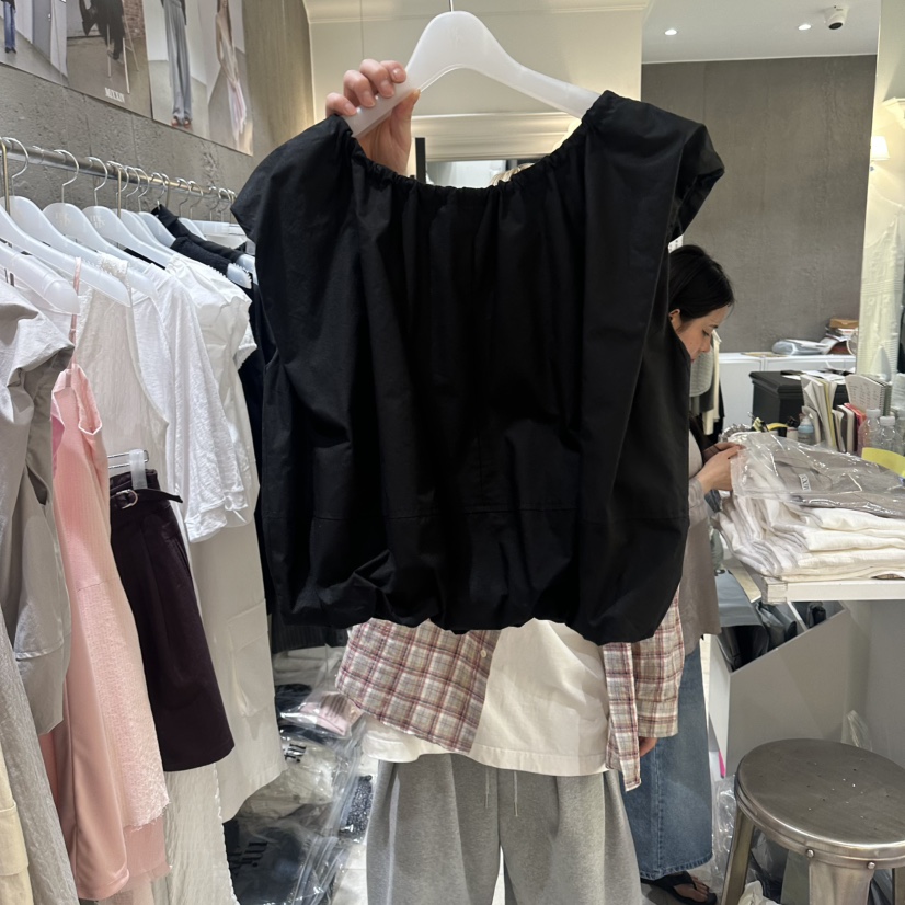 MIXXIN韓國代購女裝新款26春夏休閑推薦時尚人氣襯衫蕾絲衫MIXXIN襯衫/蕾絲衫圖色3