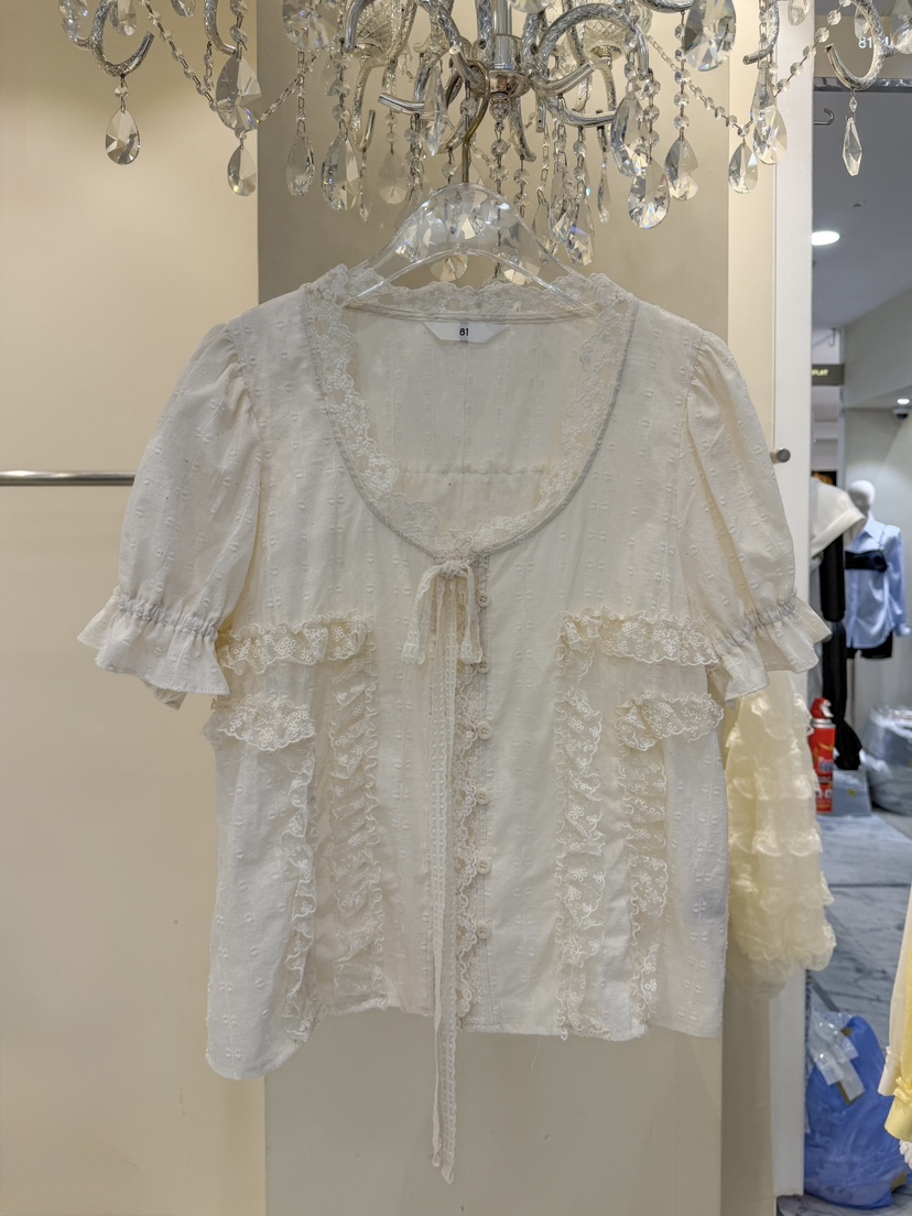 81 MARKET-L韓國直郵實拍女士新款推薦時尚熱賣襯衫蕾絲衫81 MARKET-L襯衫/蕾絲衫圖色1