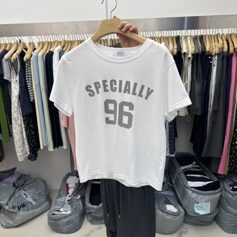SPECIAL韓國直郵女士新品26春夏時尚26夏季職業休閑熱賣T恤SPECIALT恤圖色1