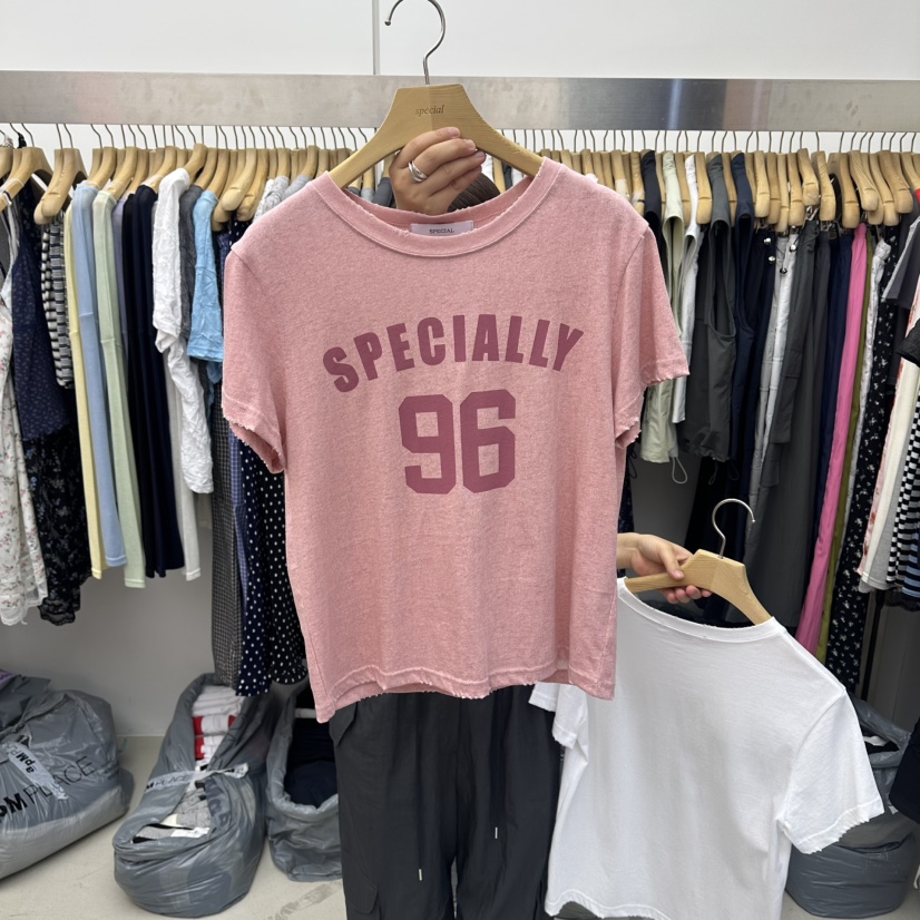 SPECIAL韓國直郵女士新品26春夏時尚26夏季職業休閑熱賣T恤SPECIALT恤圖色2
