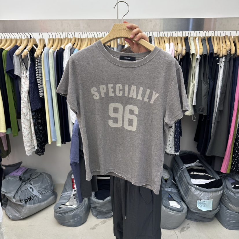 SPECIAL韓國直郵女士新品26春夏時尚26夏季職業休閑熱賣T恤SPECIALT恤圖色4