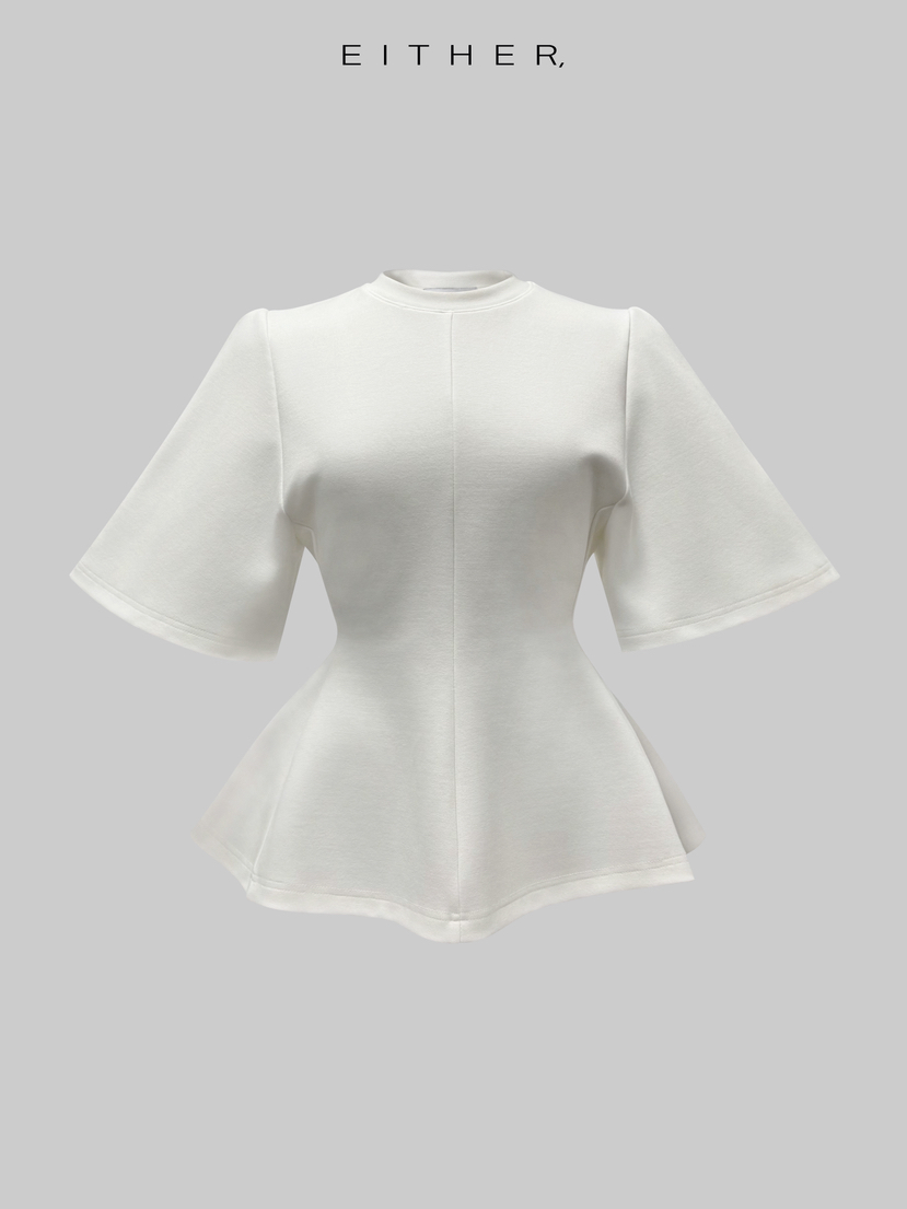 EITHER韓國直郵女士新品26夏季推薦休閑職業26春夏襯衫蕾絲衫EITHER襯衫/蕾絲衫圖色1