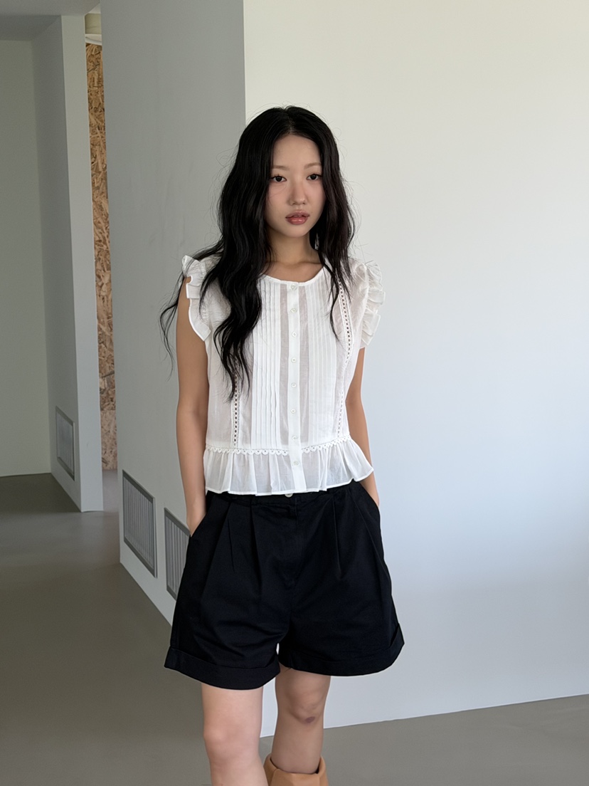 KARE/WEREPIECE韓國直郵女裝新款26夏季熱賣職業襯衫蕾絲衫KARE/WEREPIECE襯衫/蕾絲衫