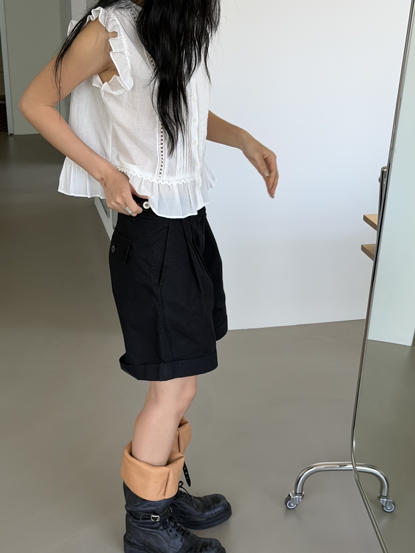 KARE/WEREPIECE韓國直郵女裝新款26夏季熱賣職業襯衫蕾絲衫KARE/WEREPIECE襯衫/蕾絲衫