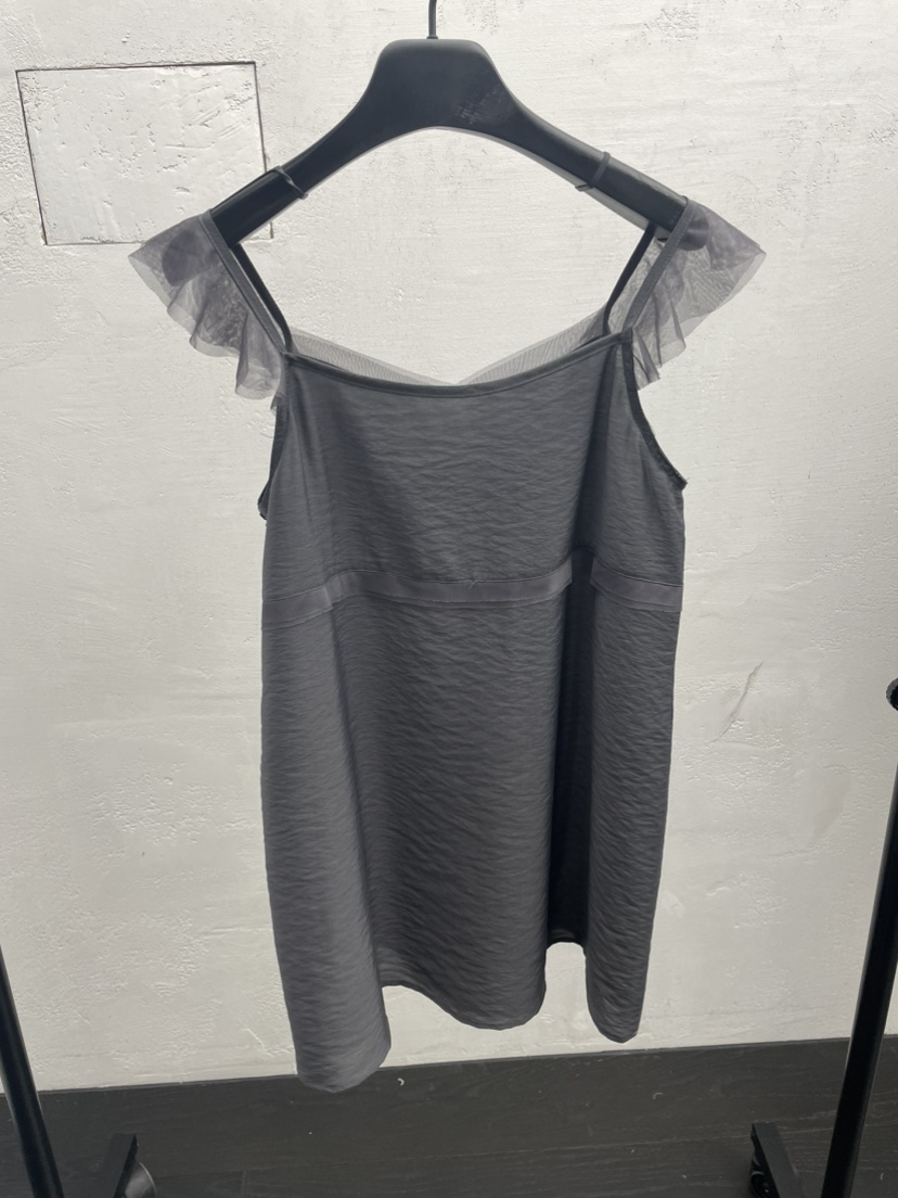 KARE/WEREPIECE韓國東大門代購女士新品26春夏連衣裙荷葉邊網眼KARE/WEREPIECE連衣裙