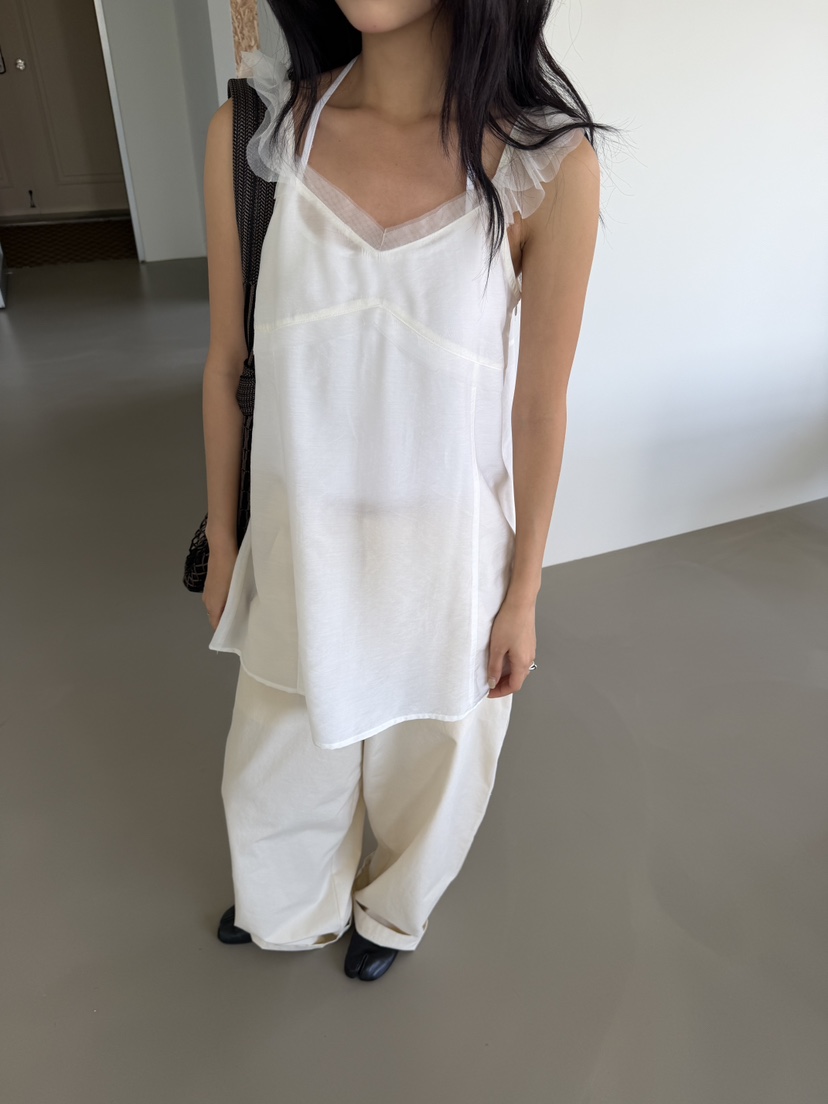 KARE/WEREPIECE韓國東大門代購女士新品26春夏連衣裙荷葉邊網眼KARE/WEREPIECE連衣裙