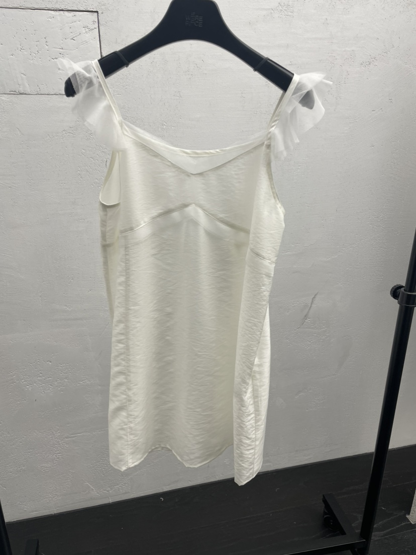 KARE/WEREPIECE韓國東大門代購女士新品26春夏連衣裙荷葉邊網眼KARE/WEREPIECE連衣裙圖色2