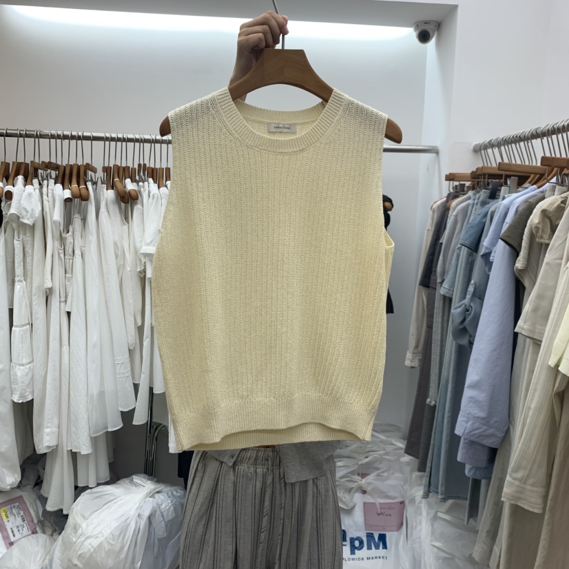 DRESS ROOM東大門實拍韓國女裝新品26夏季熱賣職業吊帶背心DRESS ROOM吊帶/背心圖色1