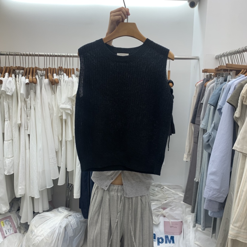 DRESS ROOM東大門實拍韓國女裝新品26夏季熱賣職業吊帶背心DRESS ROOM吊帶/背心圖色2