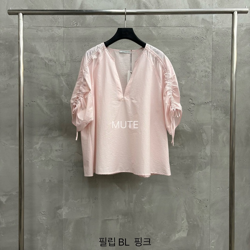 MUTE-P韓國代購女士新款時尚休閑26春夏推薦26夏季襯衫蕾絲衫MUTE襯衫/蕾絲衫圖色2