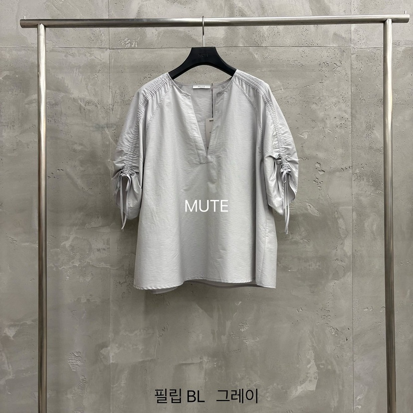 MUTE-P韓國代購女士新款時尚休閑26春夏推薦26夏季襯衫蕾絲衫MUTE襯衫/蕾絲衫圖色4