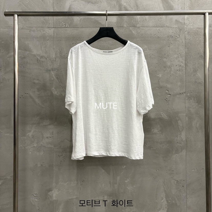 MUTE-P韓國代購女裝新品26夏季人氣26春夏推薦時尚休閑T恤MUTET恤圖色1