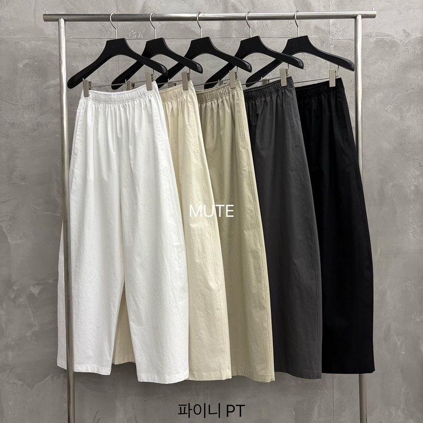 MUTE-P韓國直郵實拍女士新款26夏季推薦時尚26春夏休閑褲MUTE休閑褲