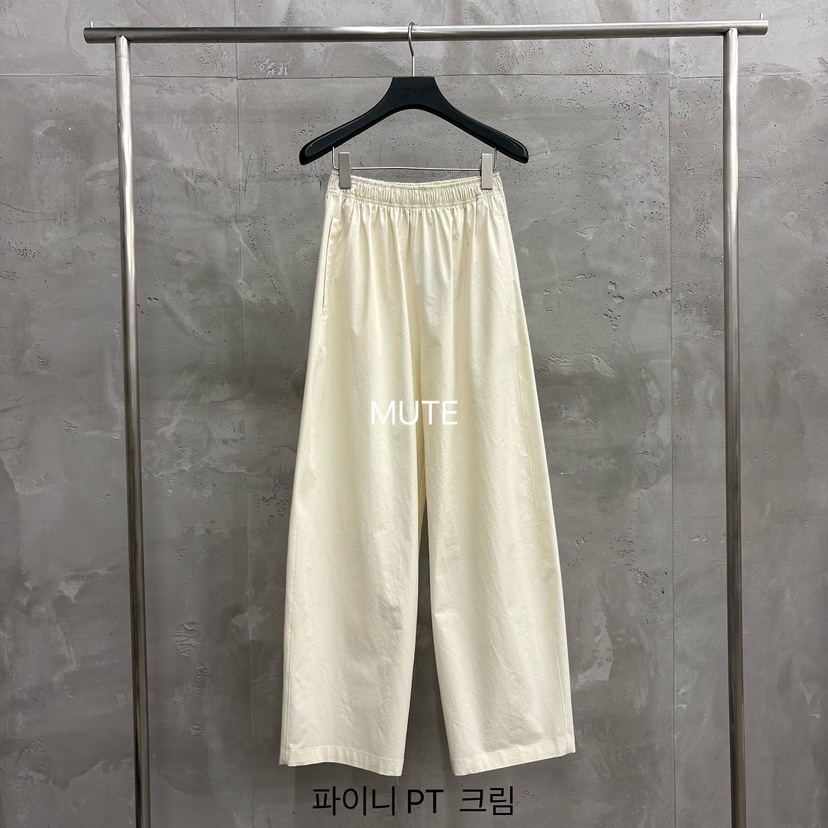 MUTE-P韓國直郵實拍女士新款26夏季推薦時尚26春夏休閑褲MUTE休閑褲圖色2