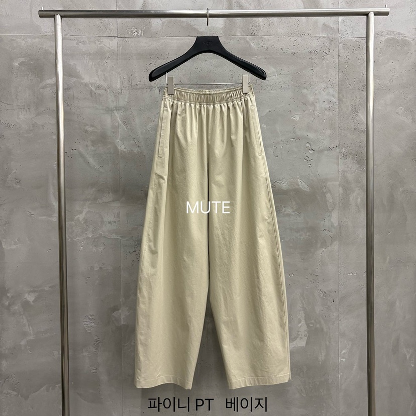 MUTE-P韓國直郵實拍女士新款26夏季推薦時尚26春夏休閑褲MUTE休閑褲圖色3