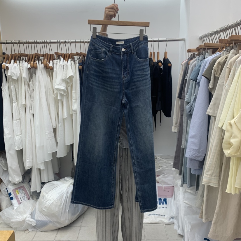 DRESS ROOM韓國直郵女士新品26春夏休閑職業人氣推薦牛仔褲DRESS ROOM牛仔褲圖色1