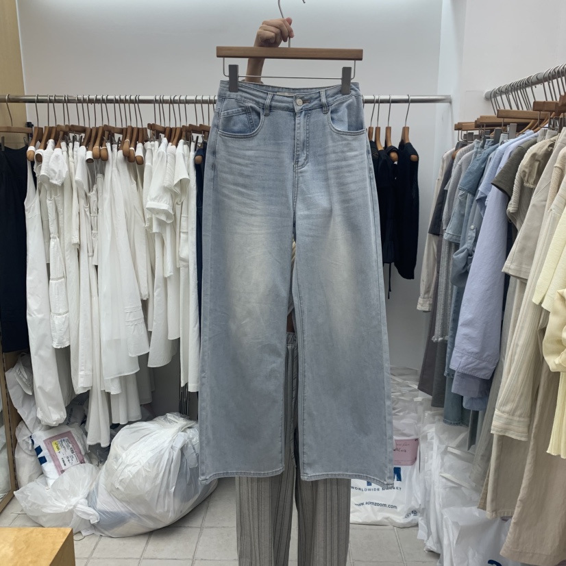 DRESS ROOM韓國直郵女士新品26春夏休閑職業人氣推薦牛仔褲DRESS ROOM牛仔褲圖色2